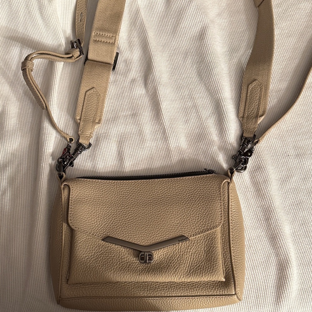 Botkier Beige Leather Crossbody Bag
